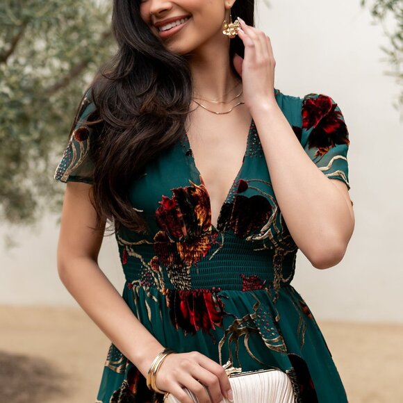 NWT Baltic Born Valen Maxi Dress | Jade Multi Size - Picture 3 of 5